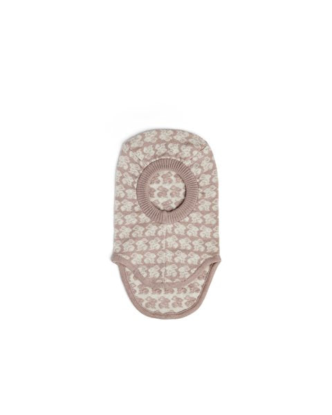 Balaclava - Merino wol - Konijntjes/roze - Smallstuff