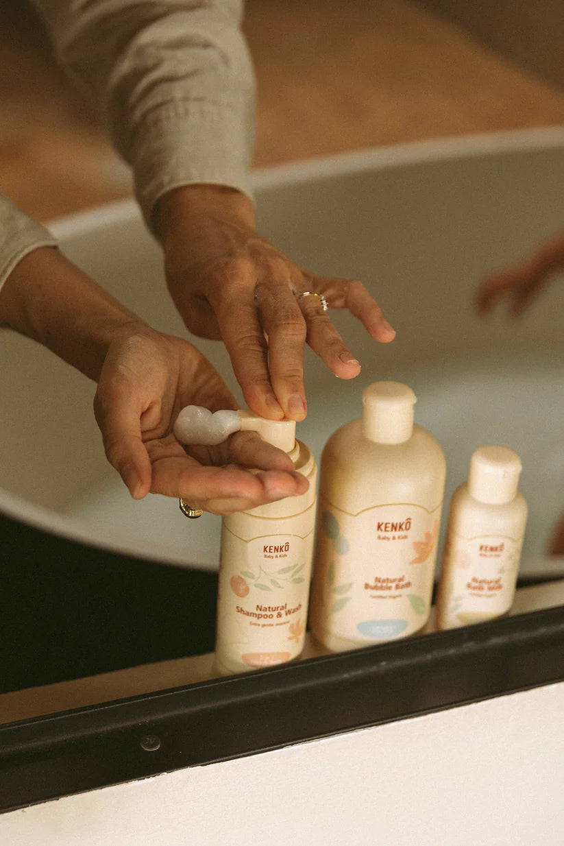 Natural Shampoo & Wash Mousse - Baby & Kids - Natuurlijke shampoo - Kenkô