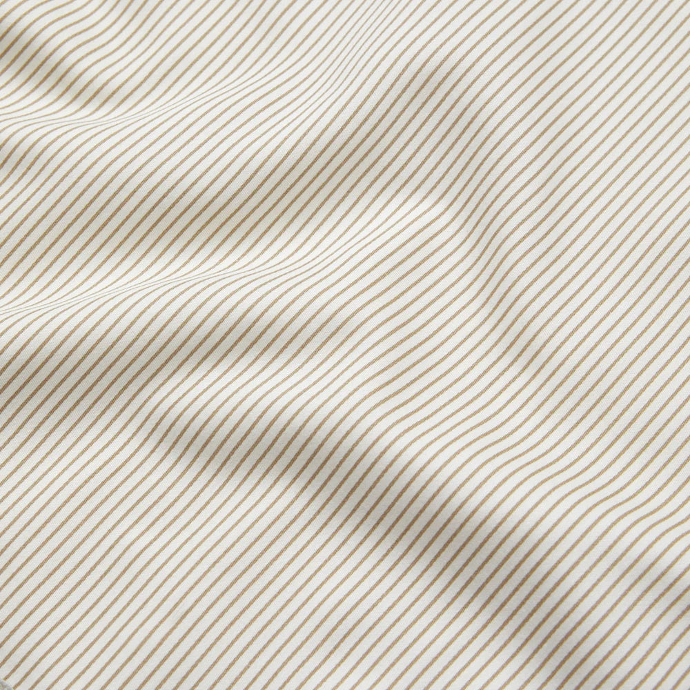 CamCam Copenhagen - Bedding set Junior 100x140cm - Classic Stripes Camel - Dekbedovertrek - 100% Biologisch katoen