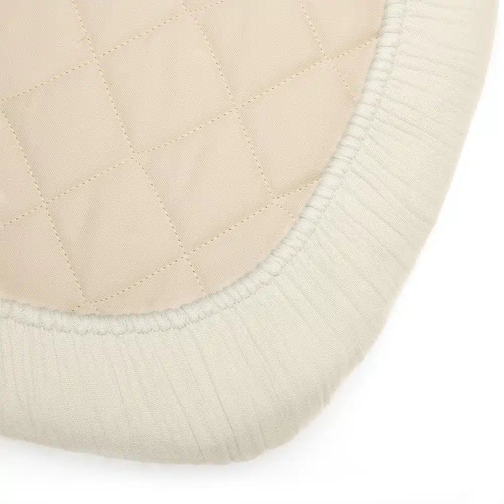 Fitted Sheet - Fitted Sheet for KIMI Baby Bed - Organic Cotton - Charlie Crane