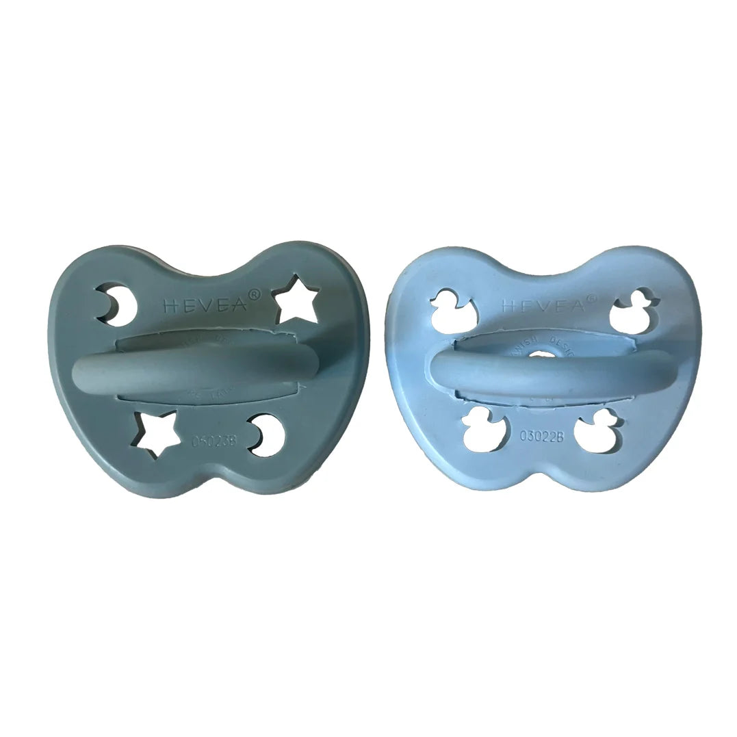 Schnuller - Naturkautschuk - 3-36 Monate - 2er-Pack - kiefergerecht - Hevea