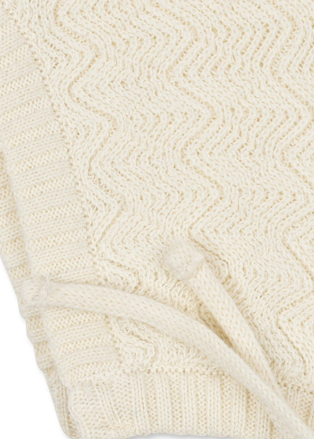 Venti Hat - Antique White - Pointelle Bonnet/Mutsje - Biologisch Katoen - GOTS - Konges Sløjd