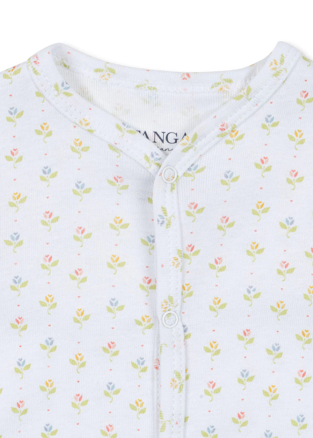 Fio Onesie - Tuli Coeur - Boxpakje/Pyjama - Biologisch Katoen - Tulpjes - Konges Sløjd