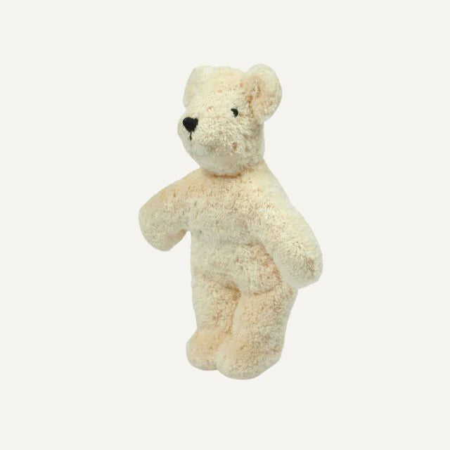 Baby comforter - Bear small - Organic cotton/Wool - White - Senger Naturwelt
