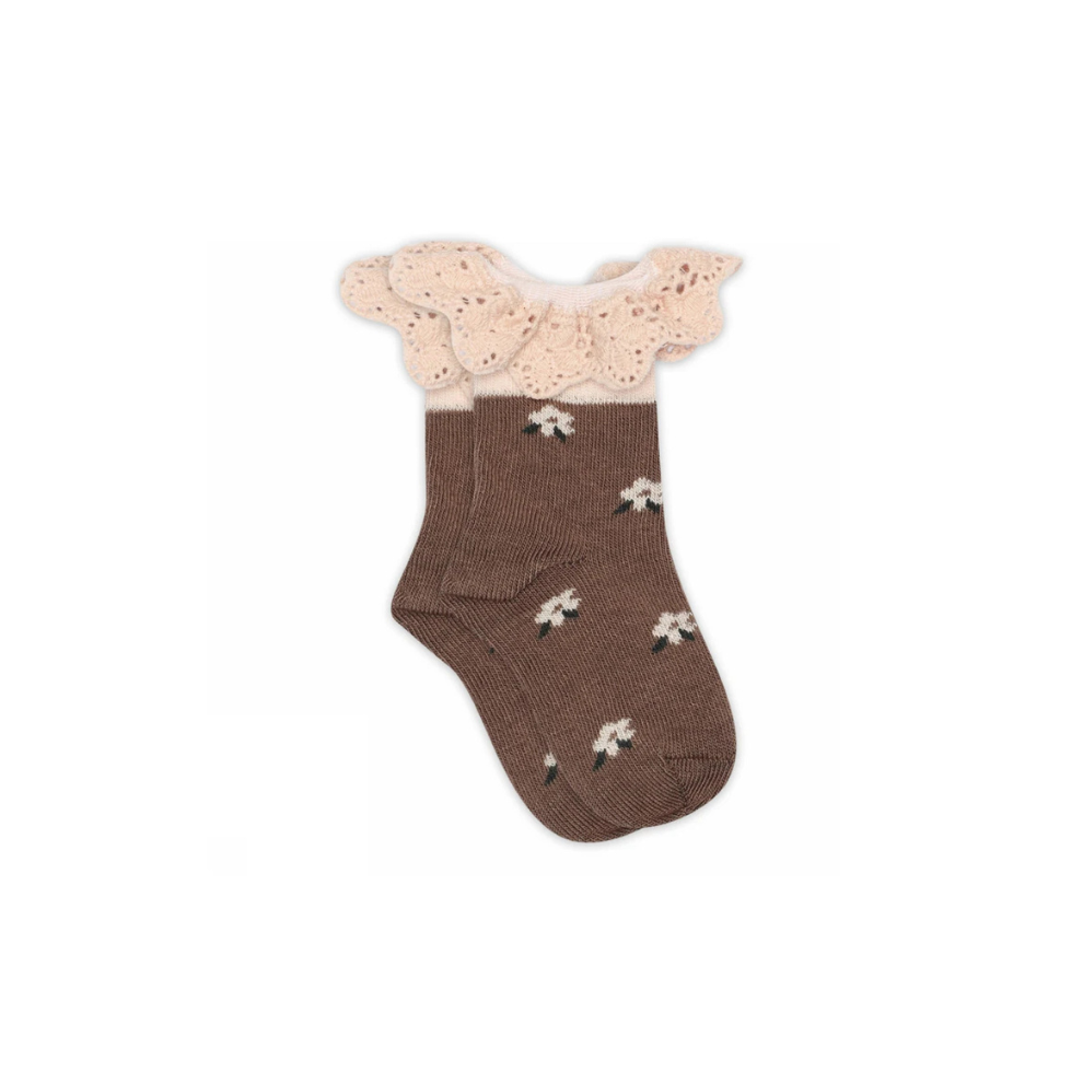 Socks with lace - Gry lace - Cotton - MP Denmark