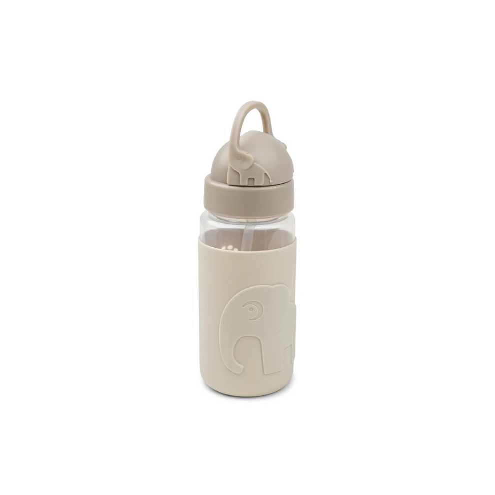 Straw bottle - Easy-grip straw bottle - Elphee - Sand - 350 ml - Done by Deer