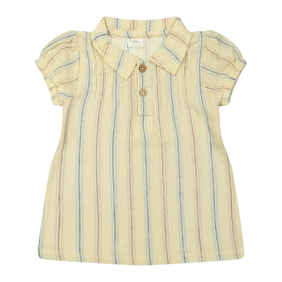 Riffle Amsterdam - Dress Amber - Jurkje - Linnen mix
