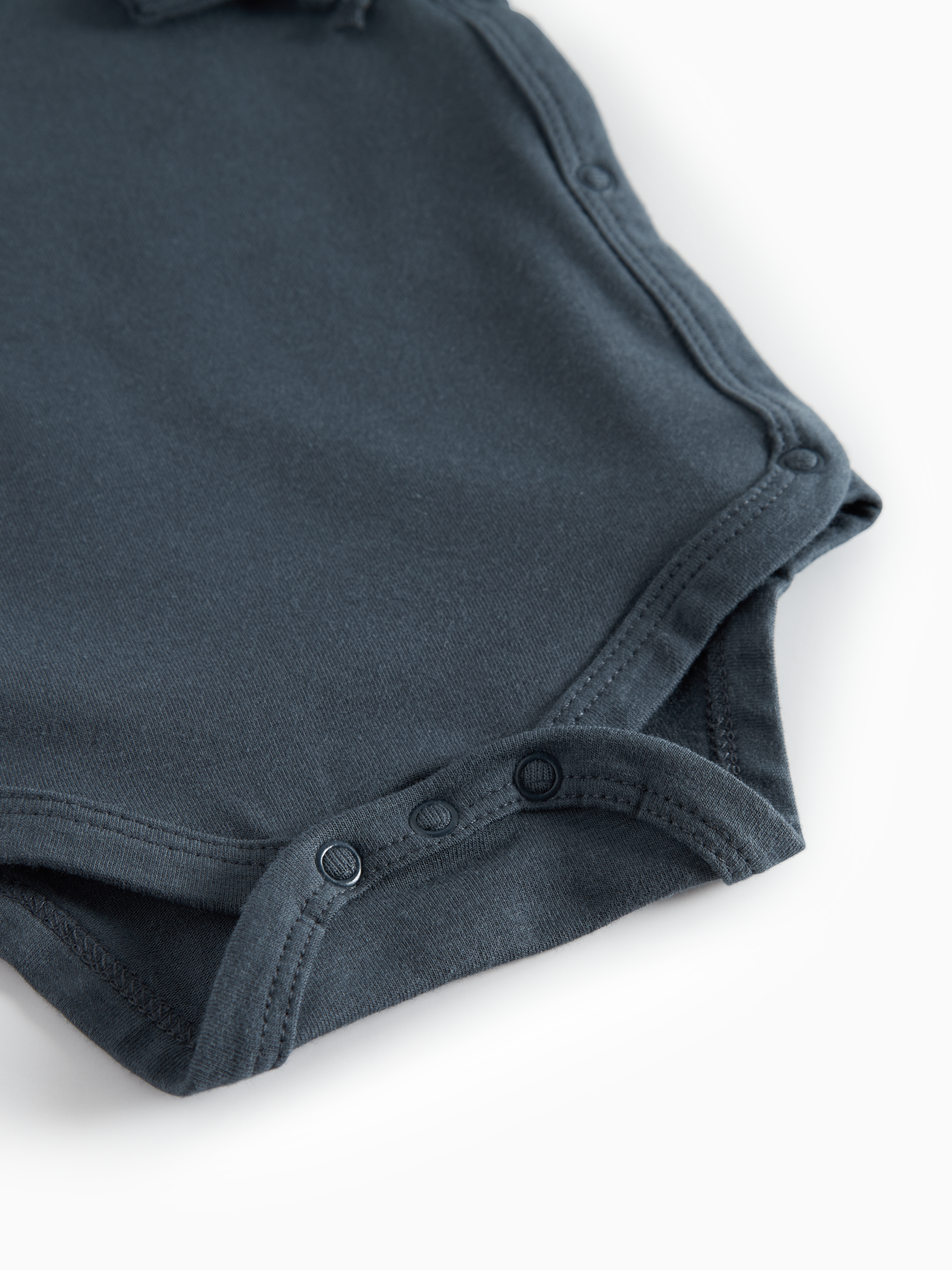 MarMar Copenhagen Belita Wikkelromper met Lange Mouwen – Zacht Baby Romper Biologisch Katoen & TENCEL™ Modal onderkant blue