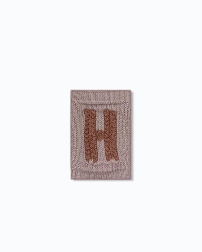 Gebreide letter vlaggetjes A-M - Knitted Letters - Roze tinten - SmallStuff