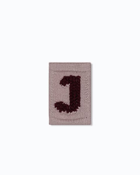 Gebreide letter vlaggetjes A-M - Knitted Letters - Roze tinten - SmallStuff