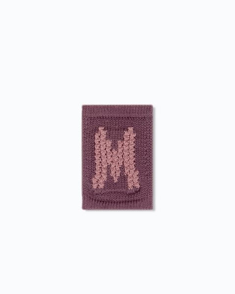 Gebreide letter vlaggetjes A-M - Knitted Letters - Roze tinten - SmallStuff