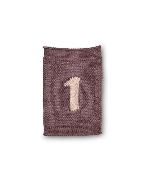 Knitted Number Flags - Knitted Numbers - Pink Hues - SmallStuff