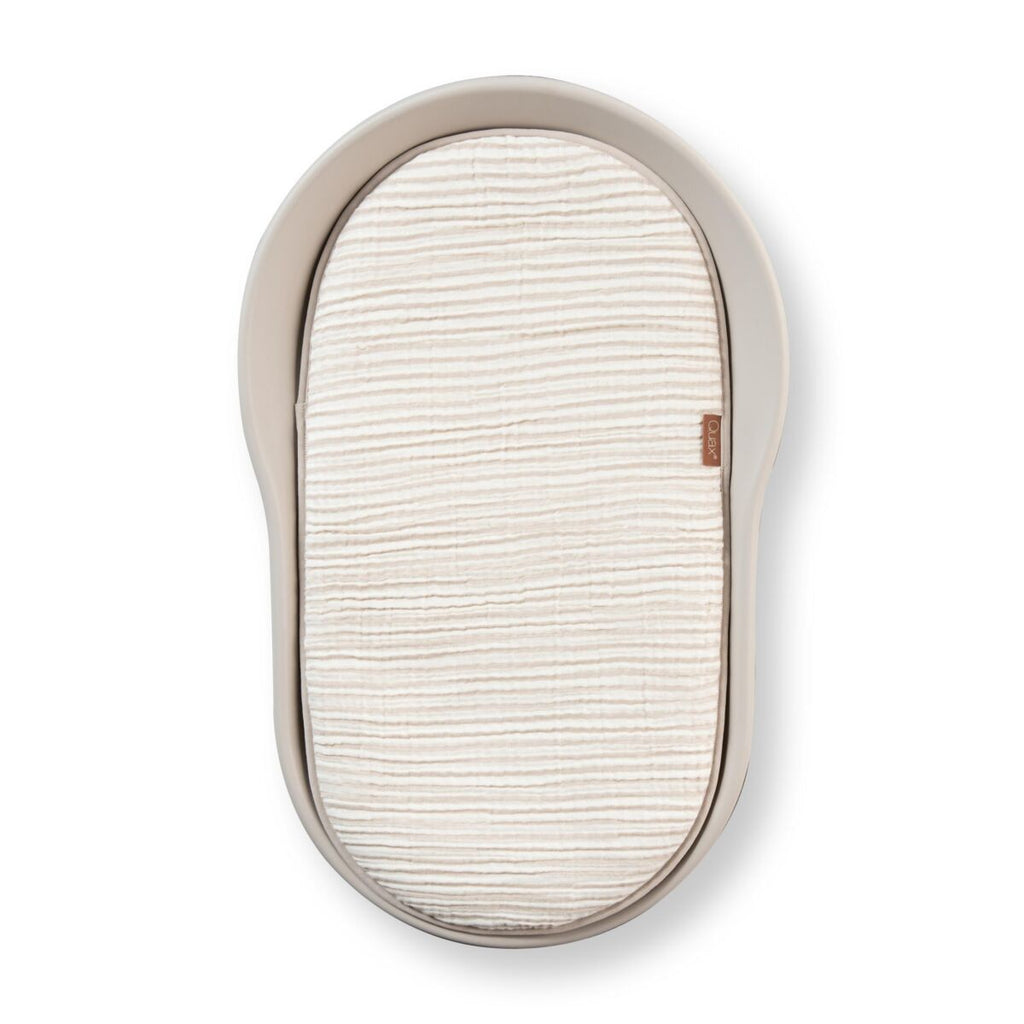 Mamee Inlegkussen - Natural Collection - Stripes - Katoen/Muslin - Quax - productfoto