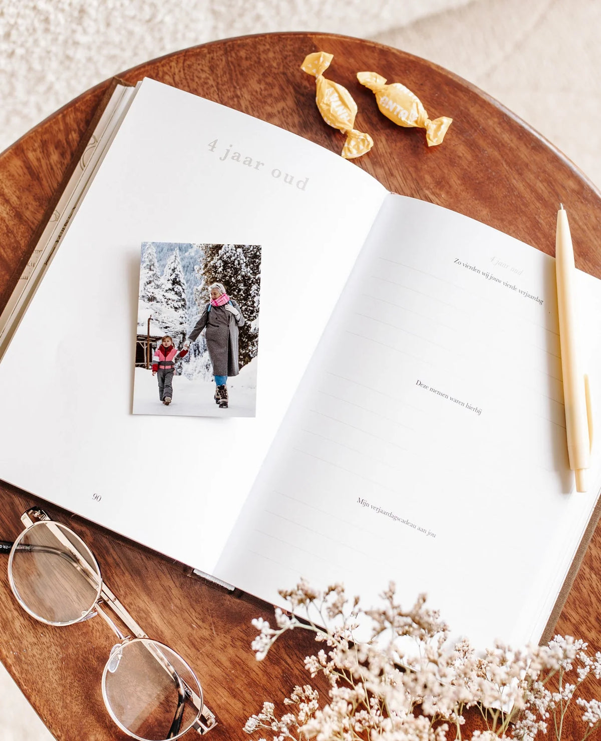 Sinds jij mijn kleinkind bent – Grandparent Memory Book with Keepsakes and Life Lessons for 10 Years – Birthlines