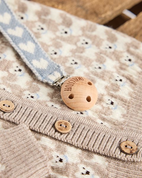Gebreid vest Hondjes - Nature Melange Dogs – 100% merinowol - SmallStuff