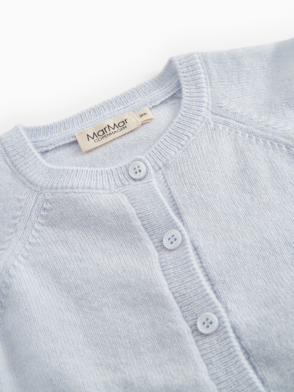 Cashmere vest – Tamla – Light Blue Melange – 100% cashmere – MarMar Copenhagen