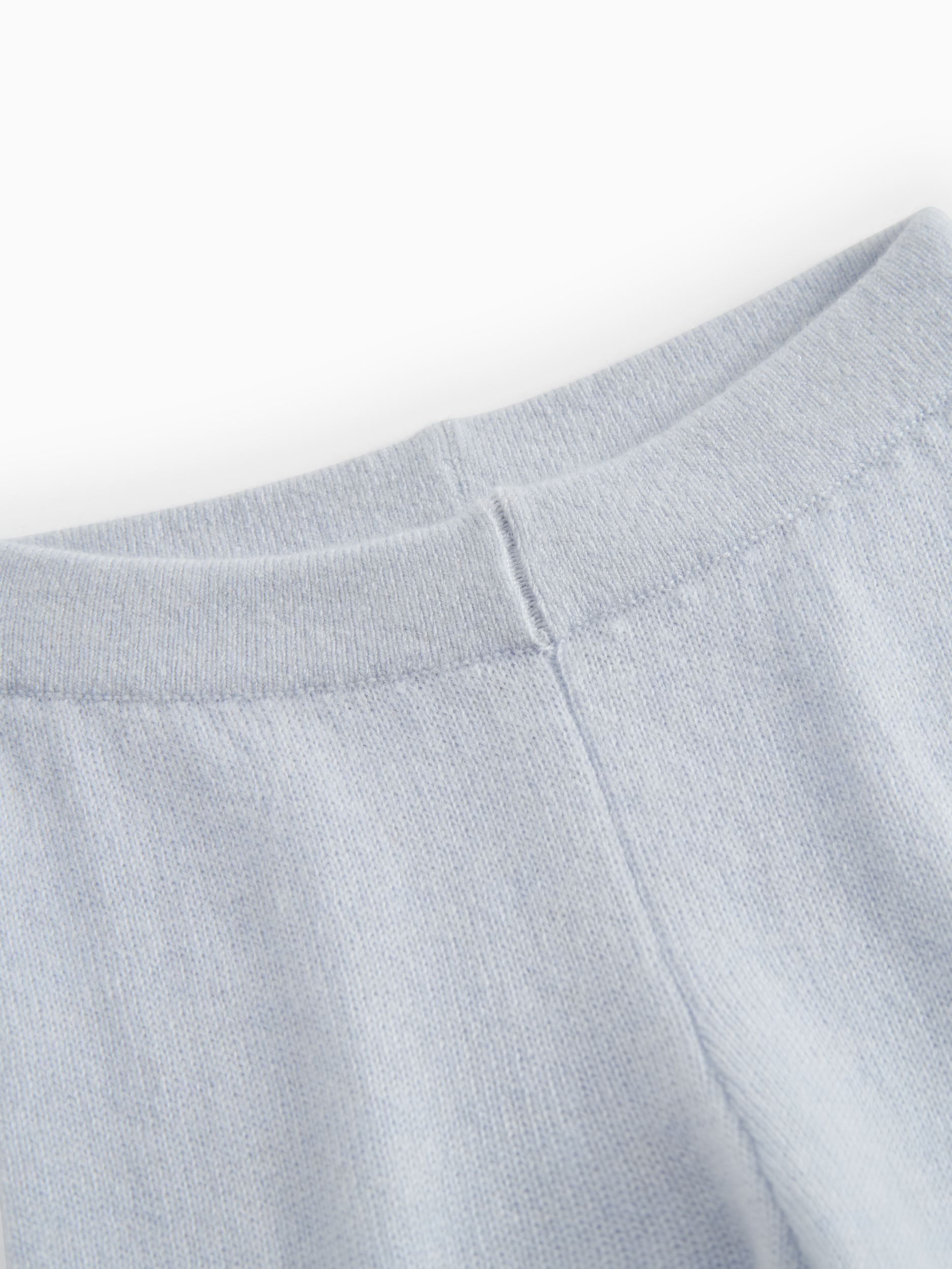 Cashmere broek – Powy – Light Blue Melange – 100% cashmere – MarMar Copenhagen