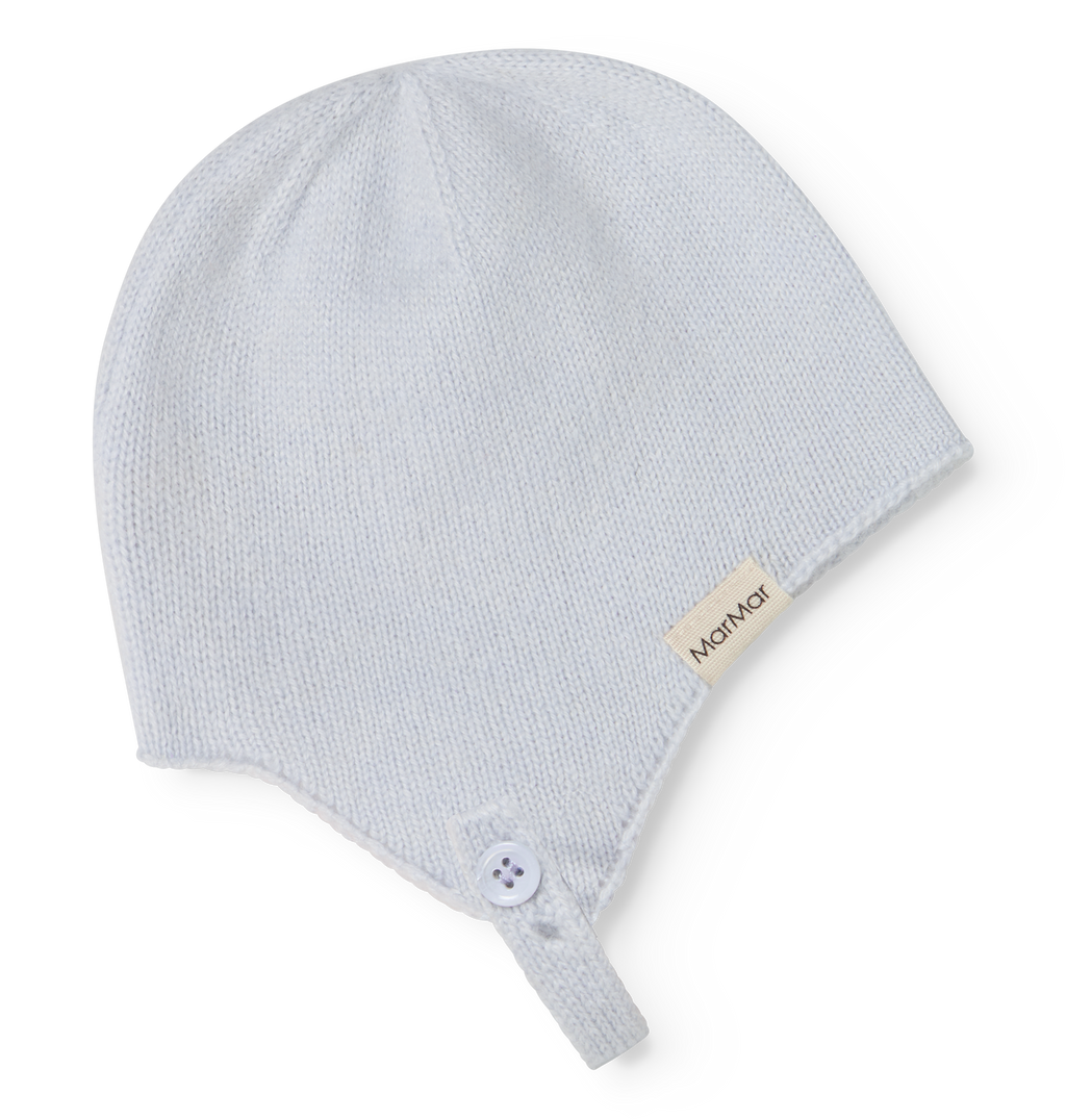Cashmere bonnet – Aly Baby – Light Blue Melange – 100% cashmere – MarMar Copenhagen