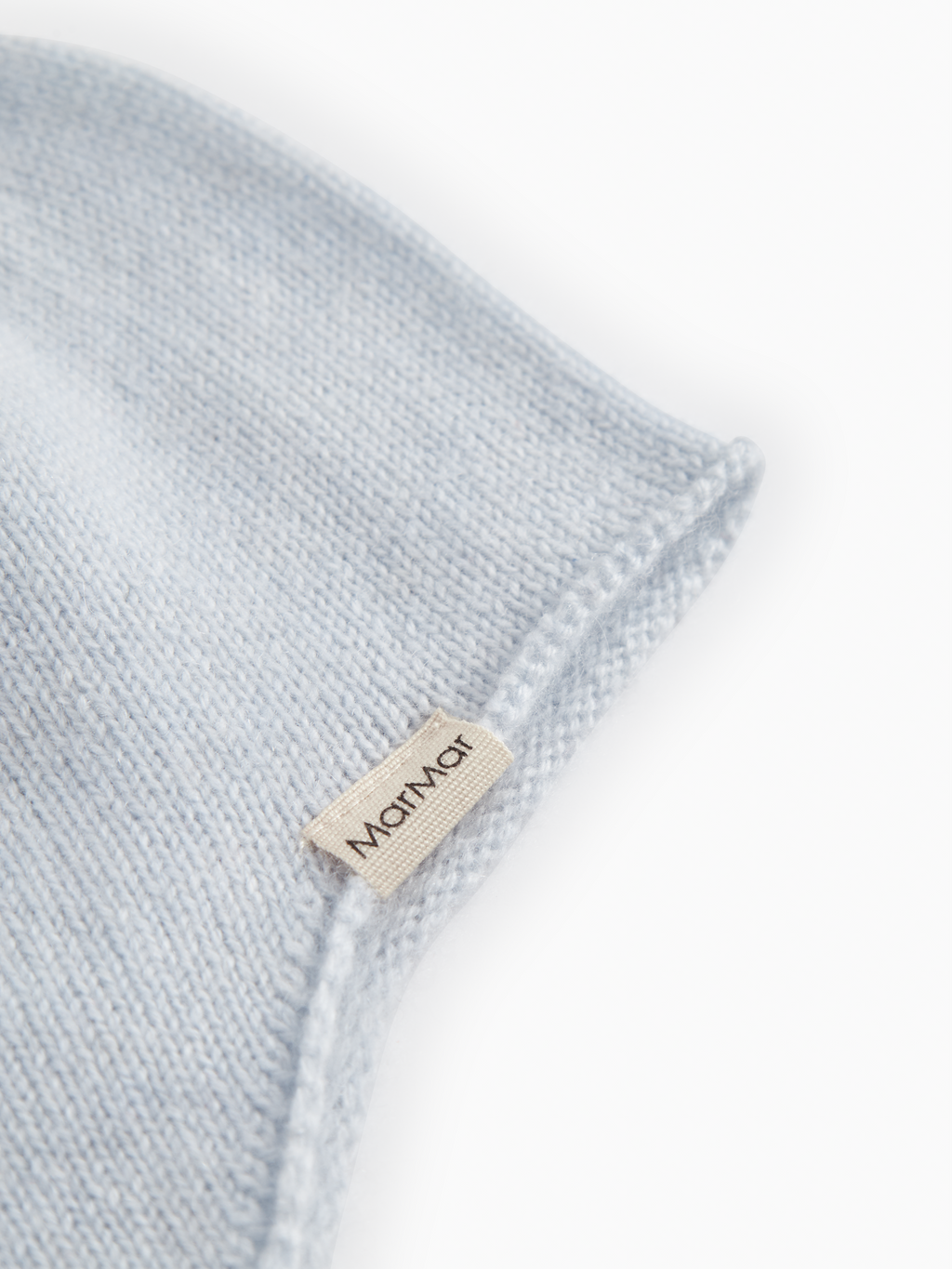 Cashmere bonnet – Aly Baby – Light Blue Melange – 100% cashmere – MarMar Copenhagen