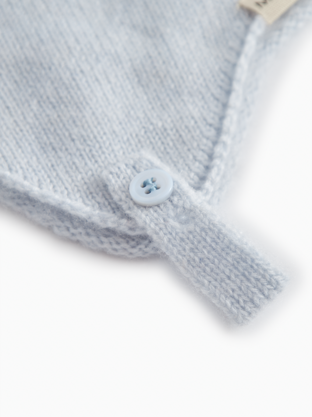 Cashmere bonnet – Aly Baby – Light Blue Melange – 100% cashmere – MarMar Copenhagen