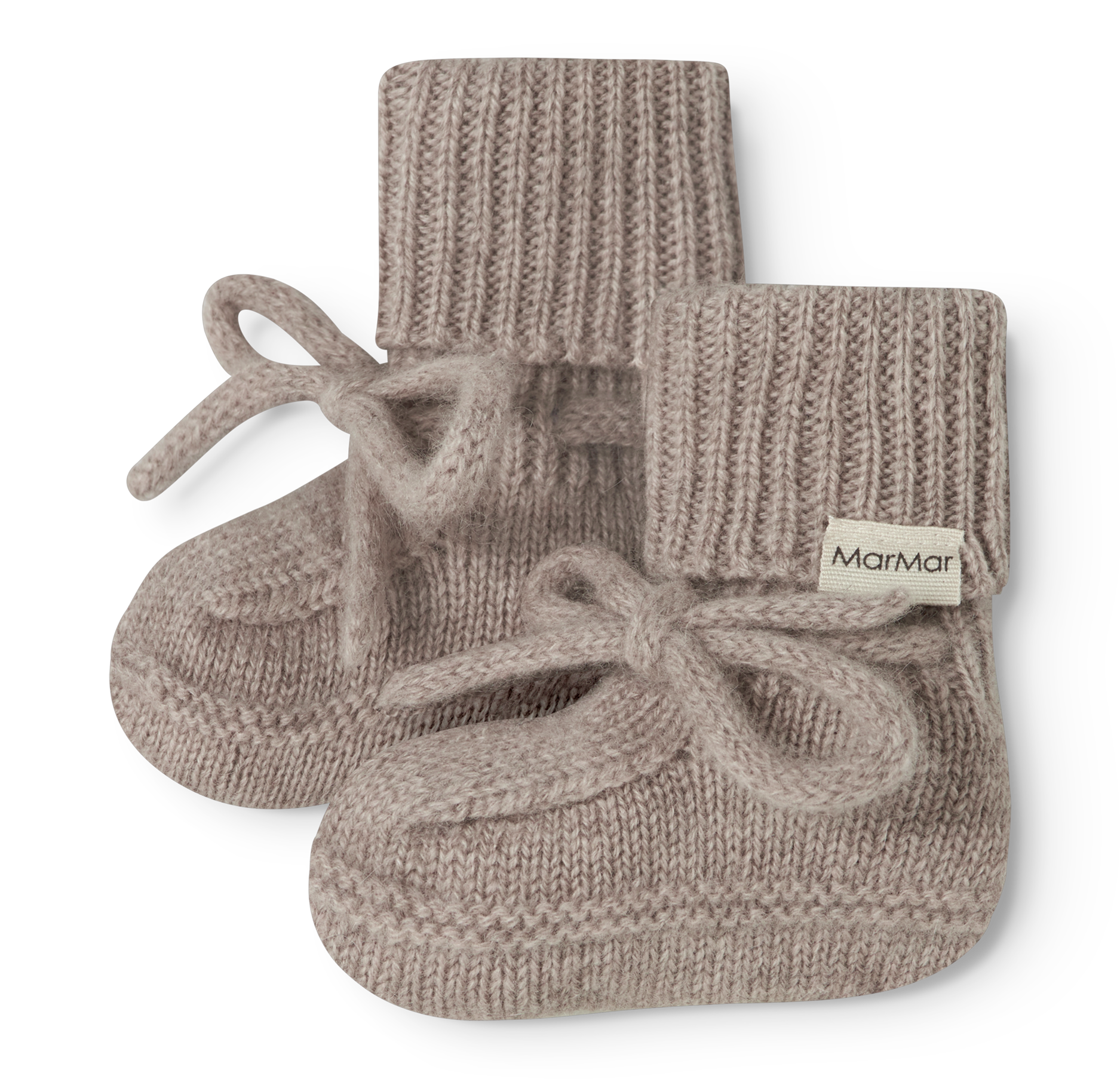 Cashmere babyslofjes – Abooties – Alpaca Melange – 100% cashmere – MarMar Copenhagen