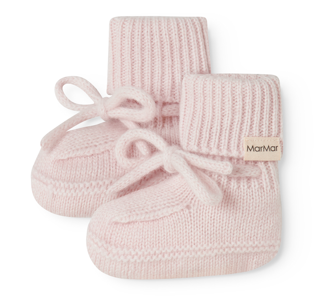 Cashmere slofjes – Abooties – Rosa Melange – 100% cashmere – MarMar Copenhagen