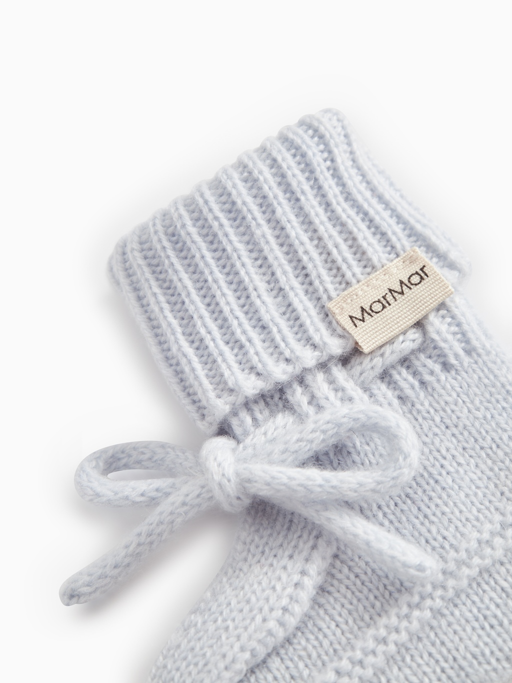Cashmere slofjes – Abooties – Light Blue Melange – 100% cashmere – MarMar Copenhagen