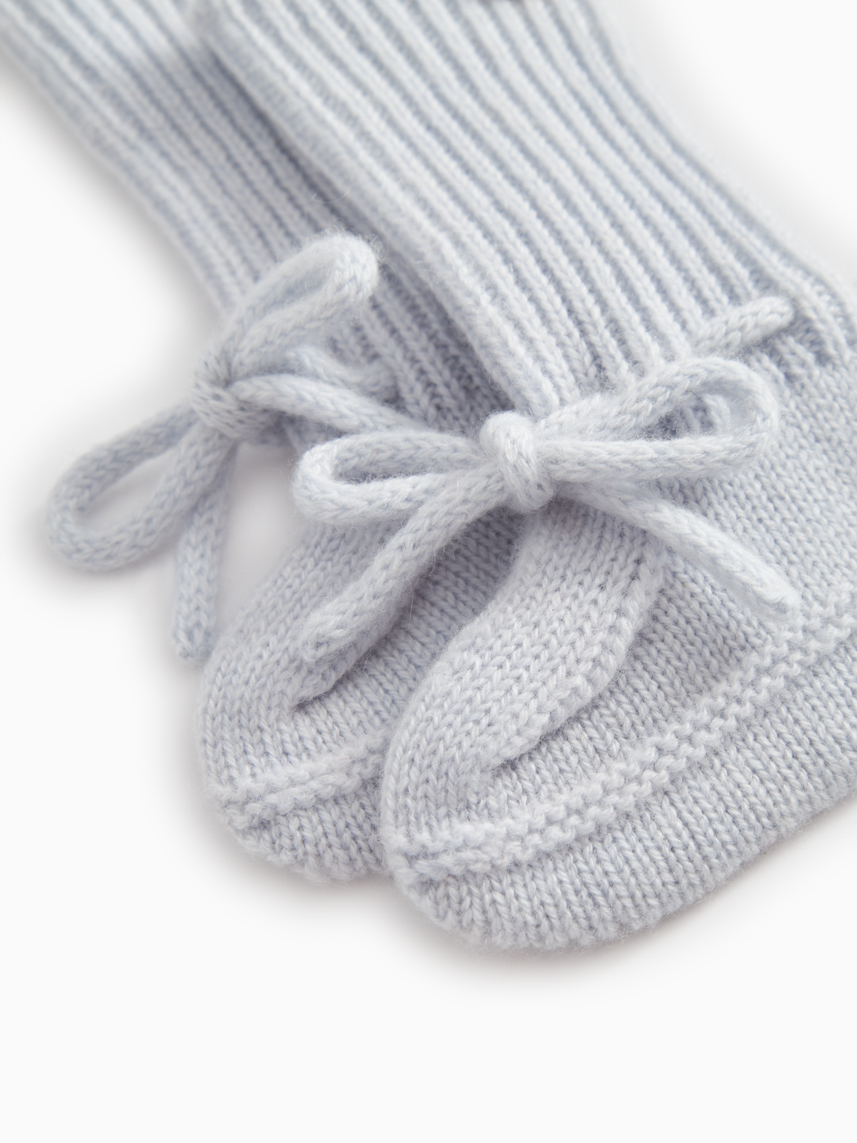 Cashmere slofjes – Abooties – Light Blue Melange – 100% cashmere – MarMar Copenhagen