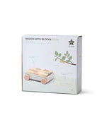 Houten Trekwagen met Blokken - 21 delige set - Kid's Concept - productfoto - afbeelding 5