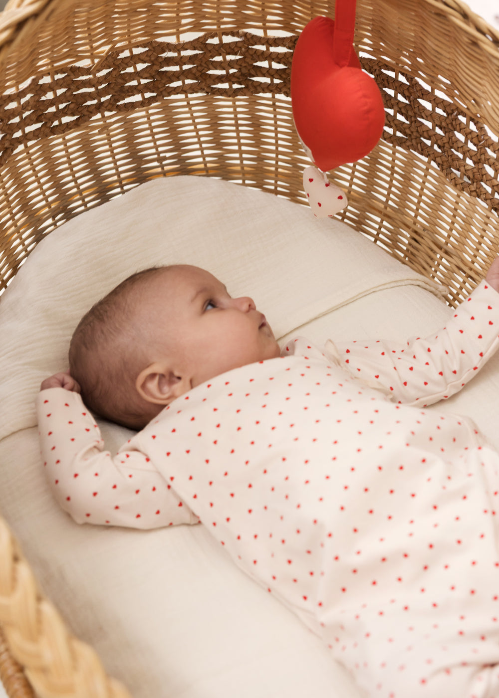 Music Mobile Heart - Music Mobile Heart - Cotton Percale Home - MarMar Copenhagen