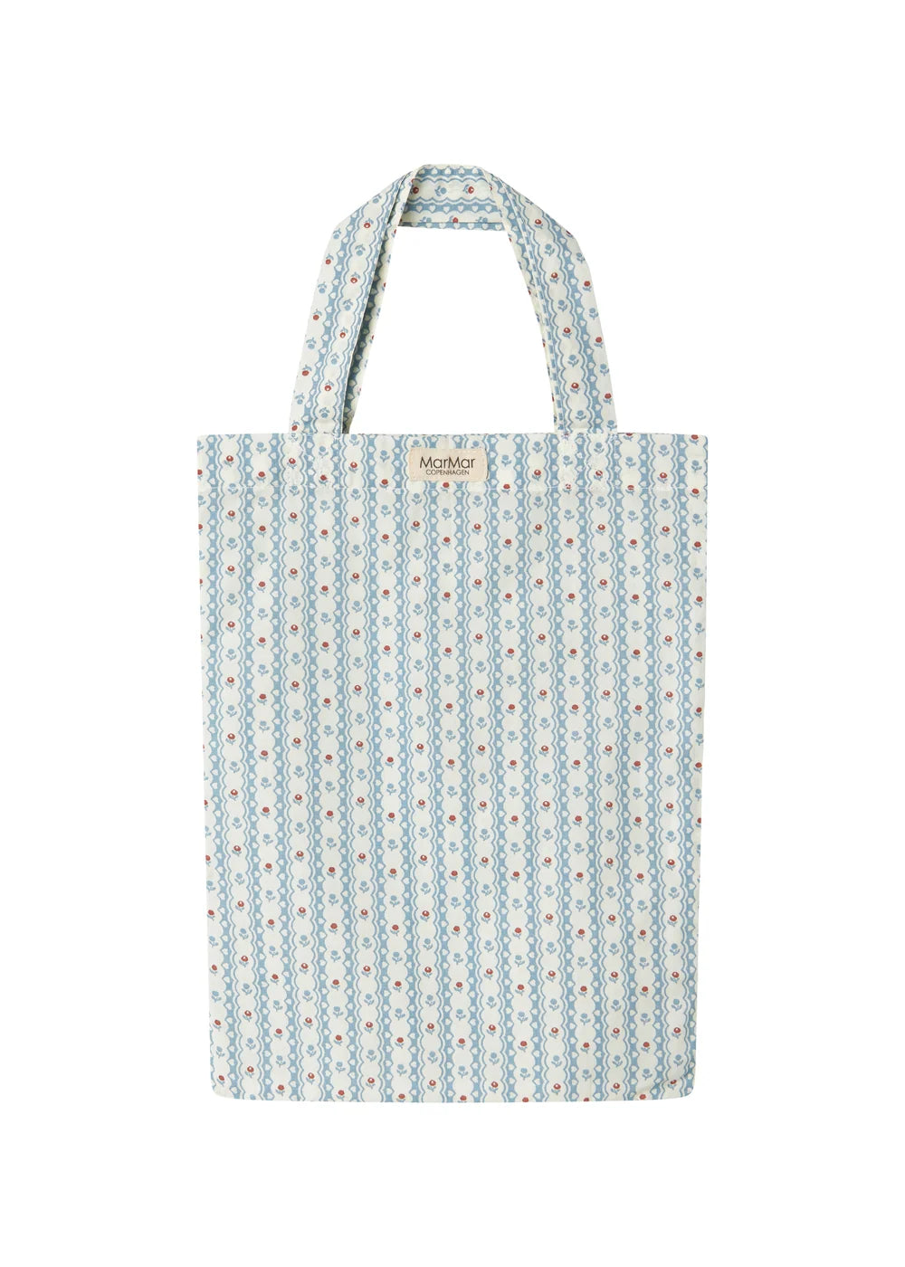 Bed Linen Junior Floral Stripe – Organic Cotton – Junior Duvet Cover Set – Floral and Stripe Pattern – 100 × 140 cm – MarMar Copenhagen