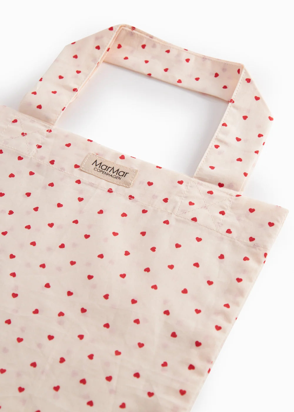 Bed Linen – Scallop Junior Happy Hearts – Organic Cotton – Junior Duvet Cover with Scalloped Edge – 100 × 140 cm – MarMar Copenhagen