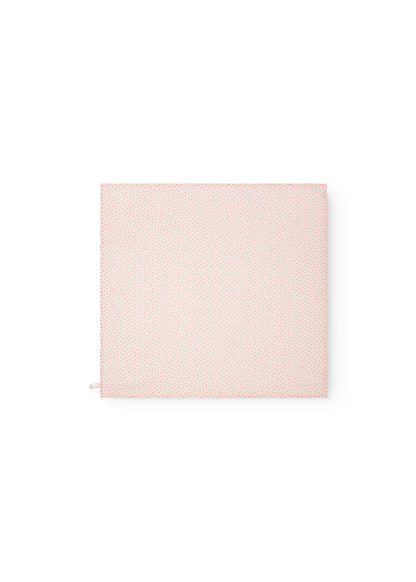 Swaddle - Hydrofiele doek - 110x110 cm - Biologisch katoen mousseline -  Bonded Muslin Print - Happy Hearts/Hartjes - MarMar Copenhagen