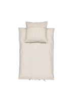 Bed Linen Junior – Blue Stone Stripe – Organic cotton – Junior duvet cover with woven stripes – 100 × 140 cm – MarMar Copenhagen