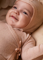Overslag vestje - Tut Wrap LS Wool Pointelle - 100% merinowol - MarMar Copenhagen - productfoto - afbeelding 4