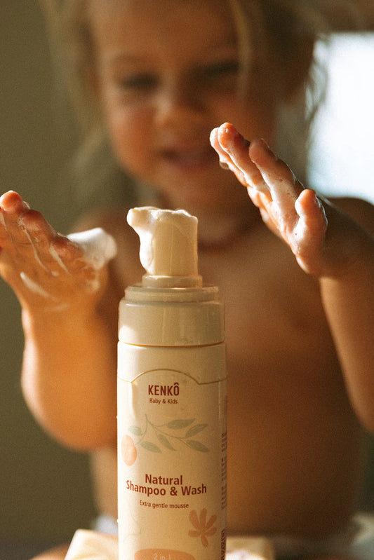 Natural Shampoo & Wash Mousse - Baby & Kids - Natuurlijke shampoo - Kenkô