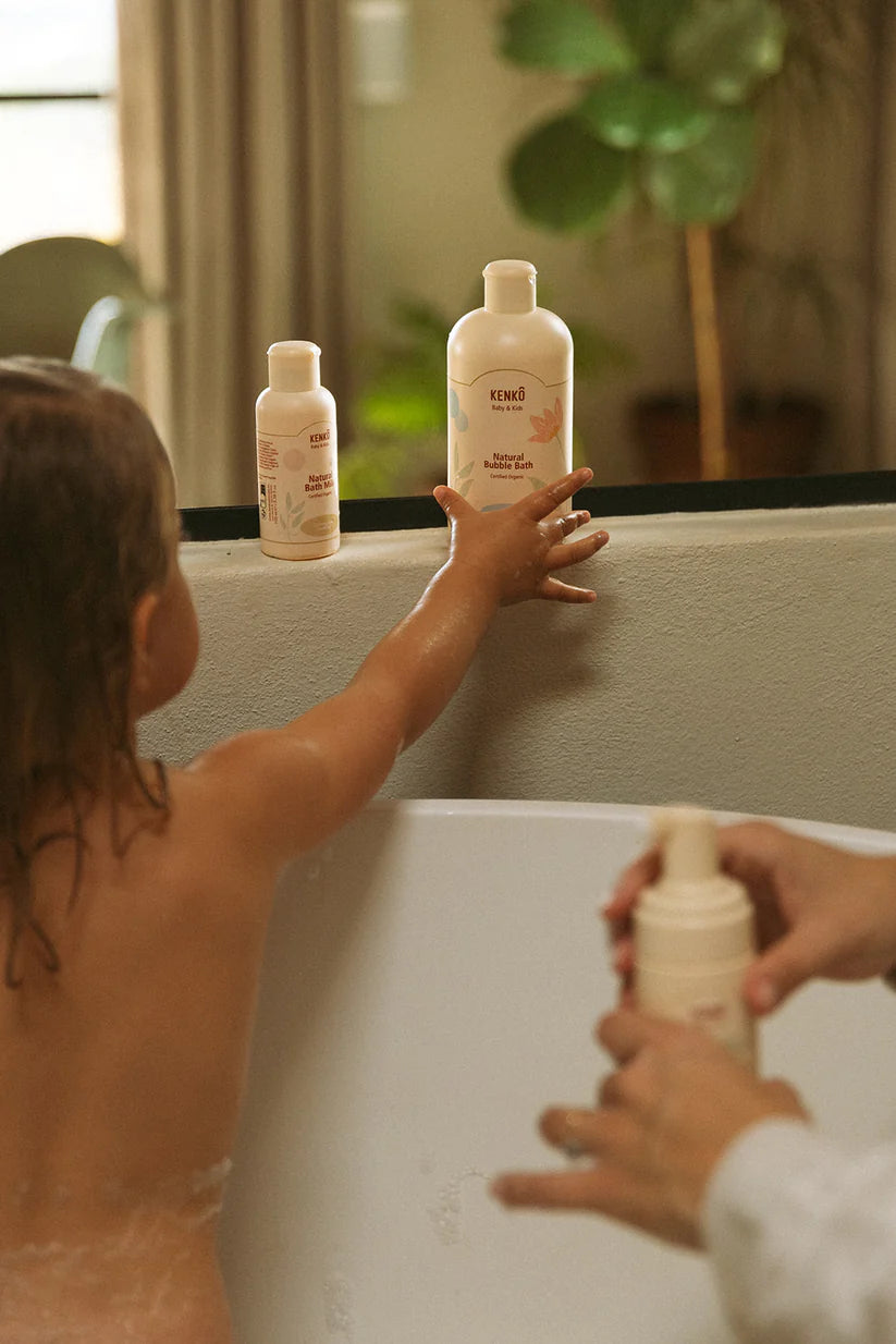 Natural Bubble Bath - Baby & Kids - Badschuim met Aloë Vera - Organic - Kenkô