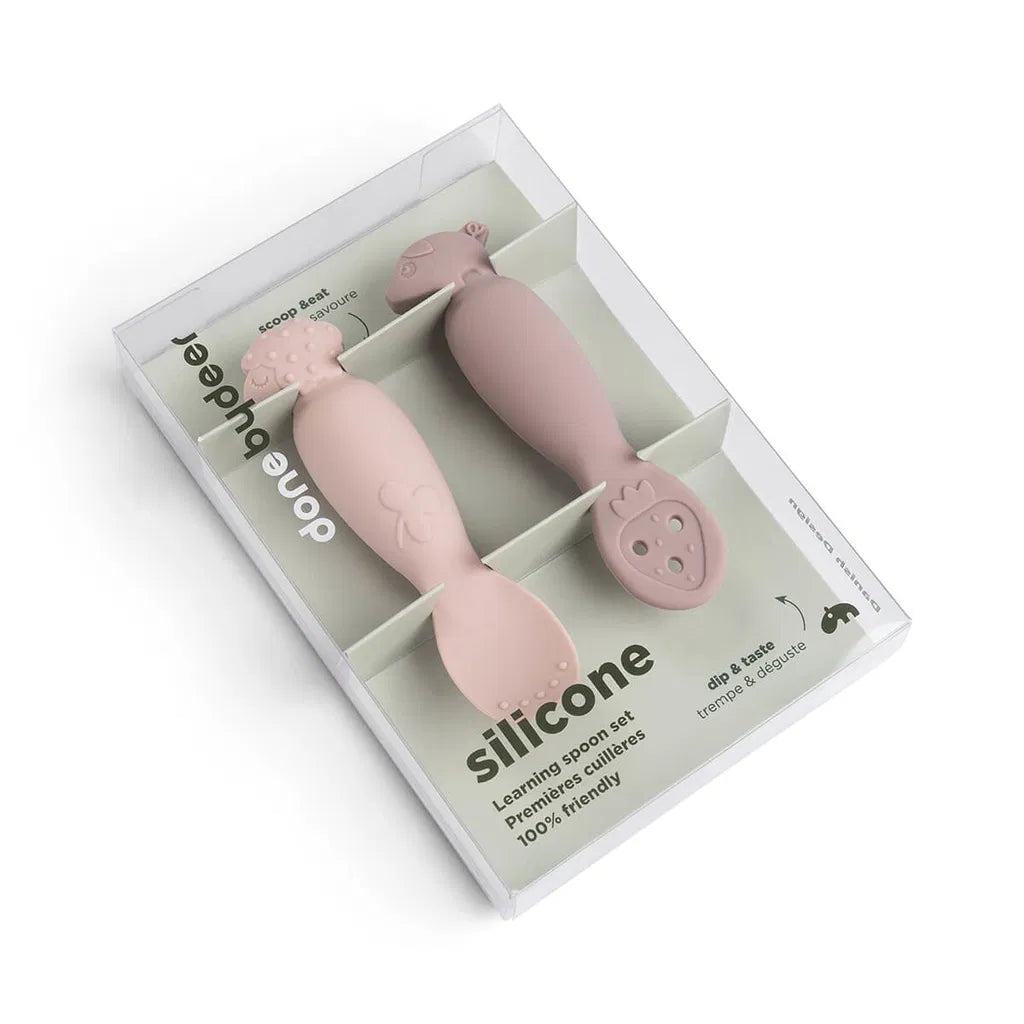 Oefen lepelset - Learning spoon set - Tiny farm - Powder - Done by Deer
