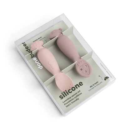Oefen lepelset - Learning spoon set - Tiny farm - Powder - Done by Deer