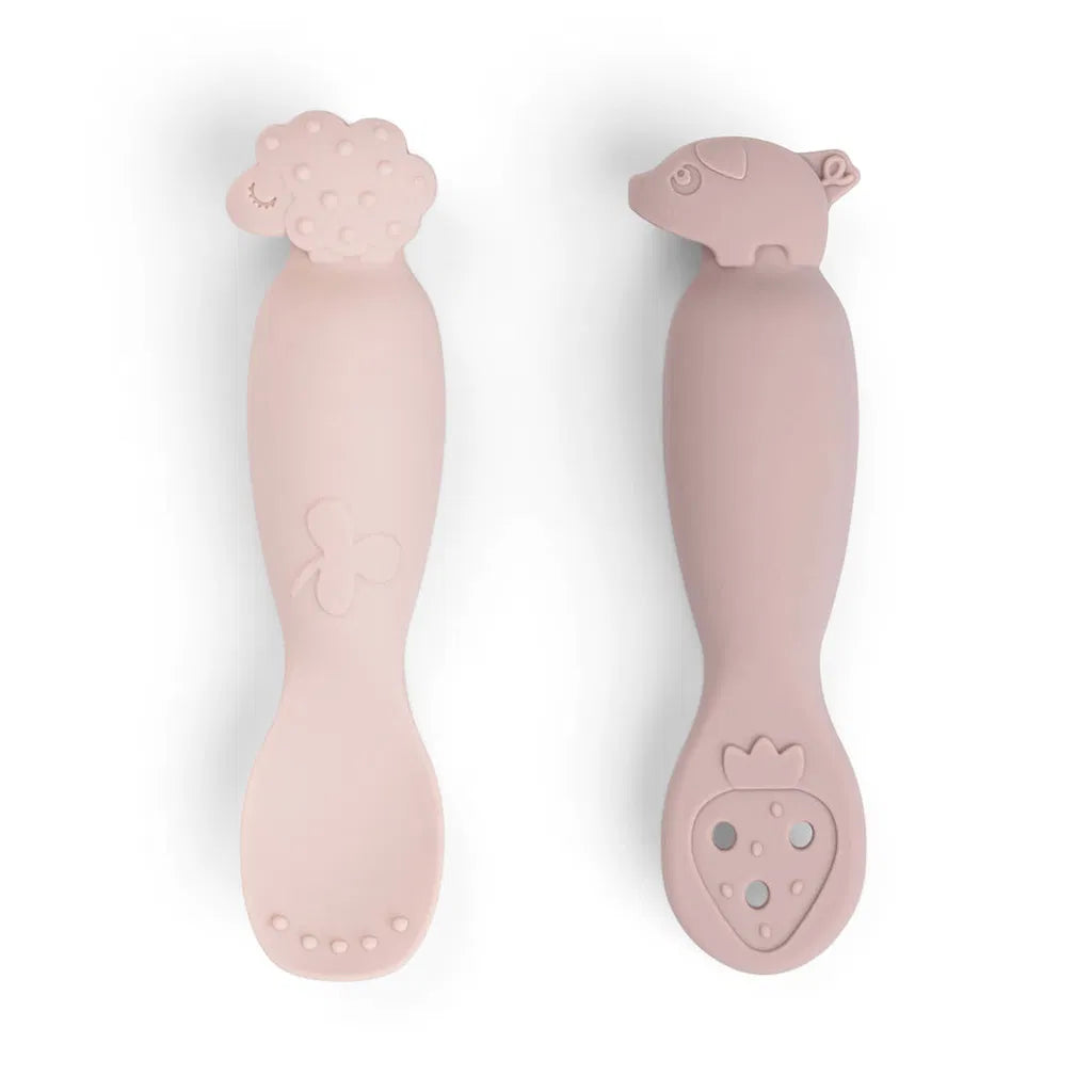 Oefen lepelset - Learning spoon set - Tiny farm - Powder - Done by Deer