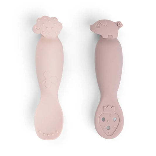 Oefen lepelset - Learning spoon set - Tiny farm - Powder - Done by Deer