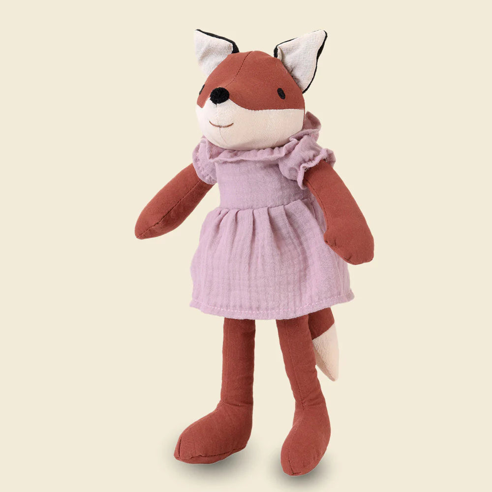 Fanny the fox - Cotton cuddly toy with dress - Egmont Toys