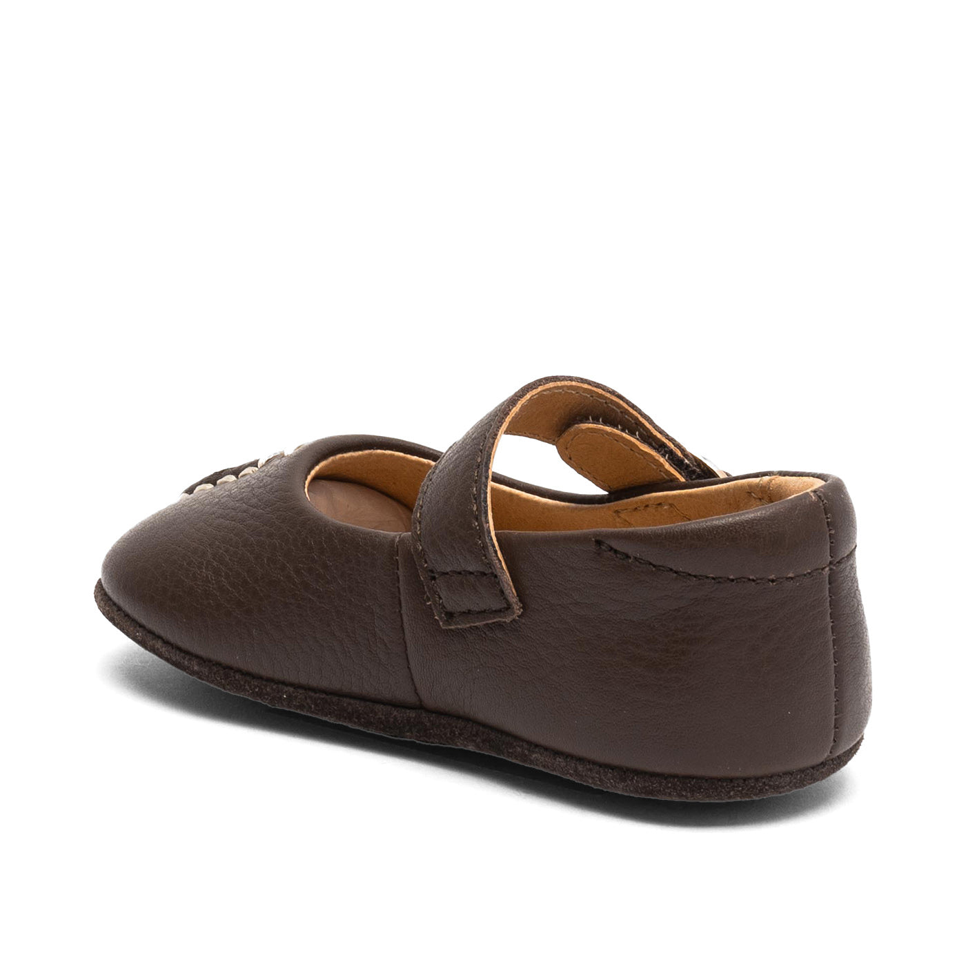 Ballerina Annabelle Dark Brown – leer – Bisgaard