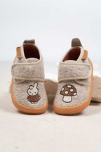 Barefoot slofjes Sand- Miffy x Bisgaard barefoot basic – Wol – Bisgaard