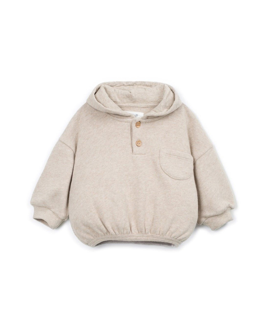 Jersey sweater - Cotton - Skein/Beige - Play Up