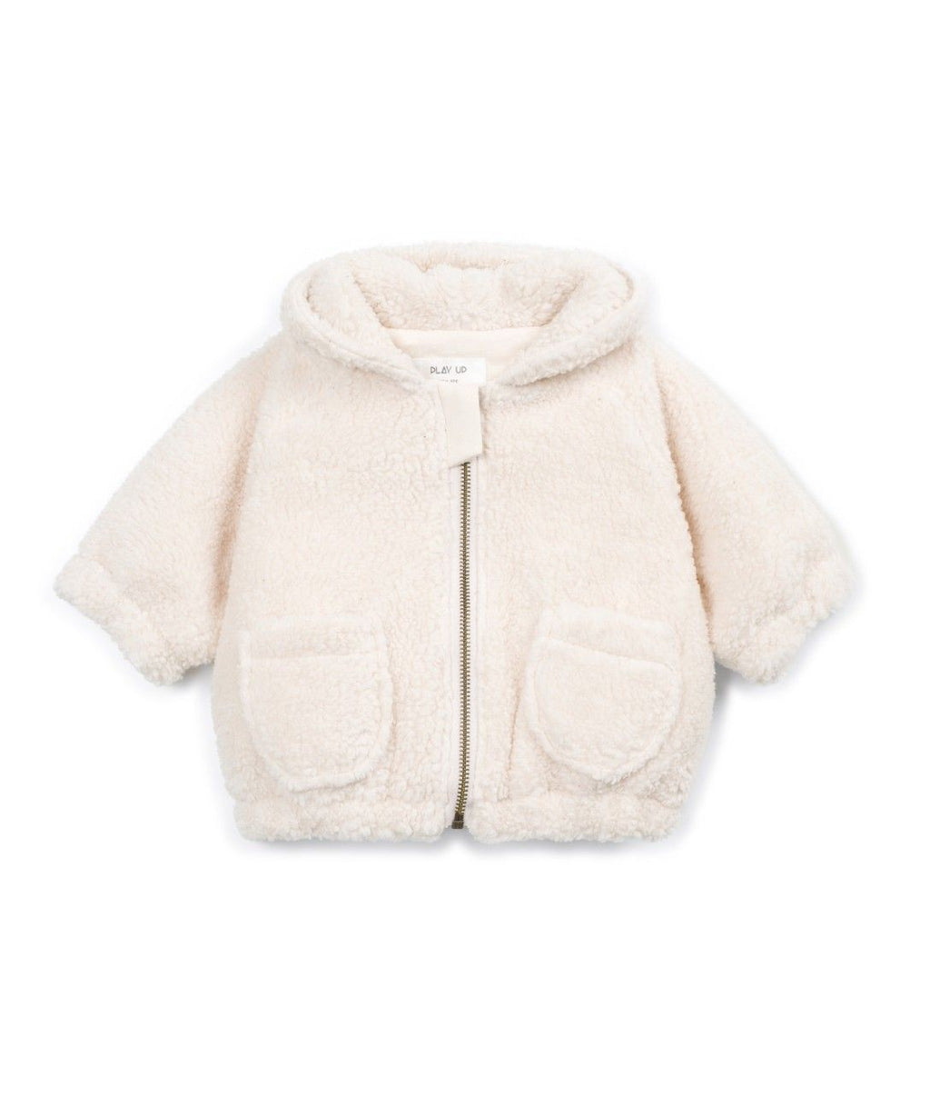Teddy baby jacket - Organic cotton - Sketches - Play Up
