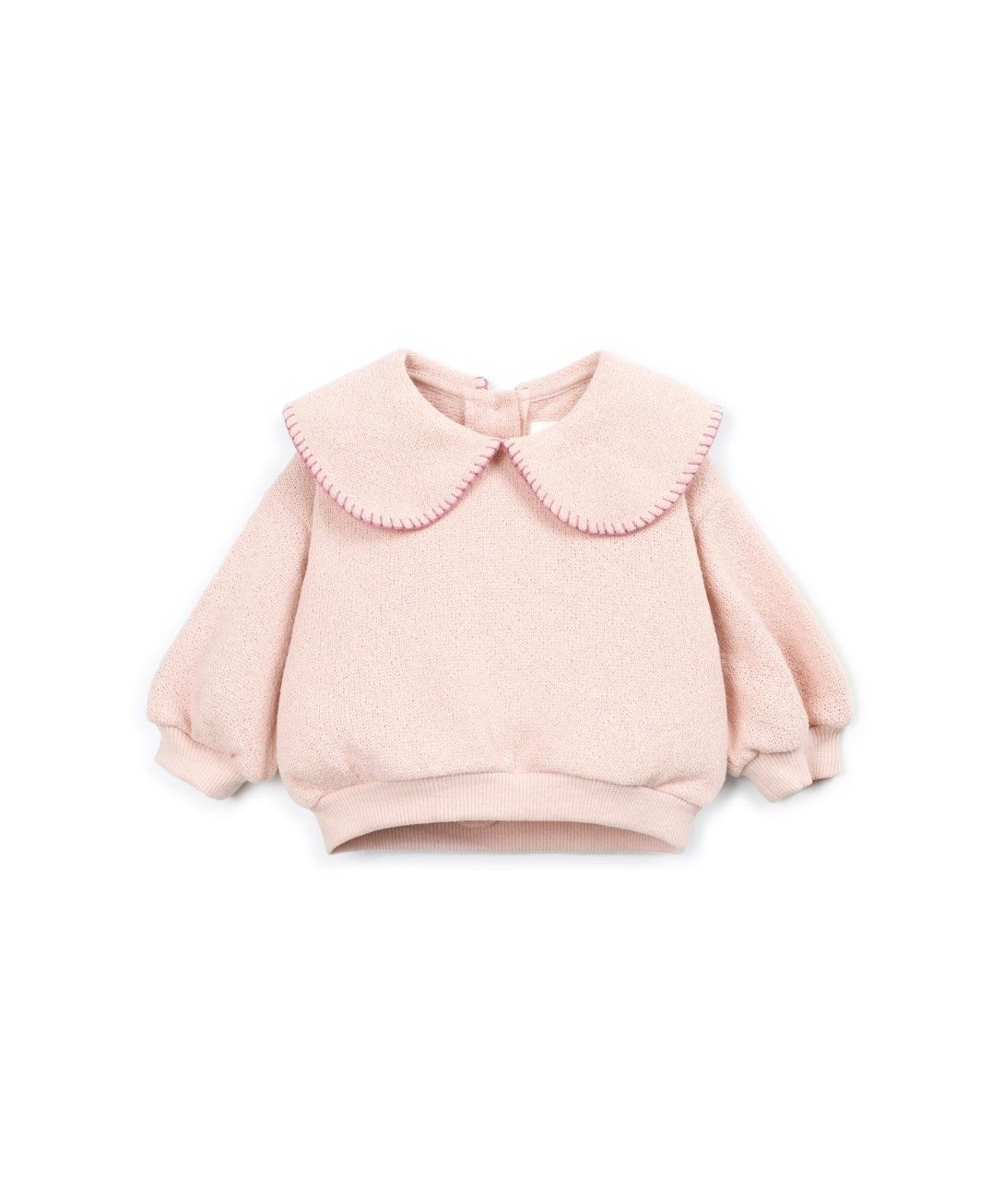 Jersey sweater met kraag - Katoenmix - Embroidery - Play Up