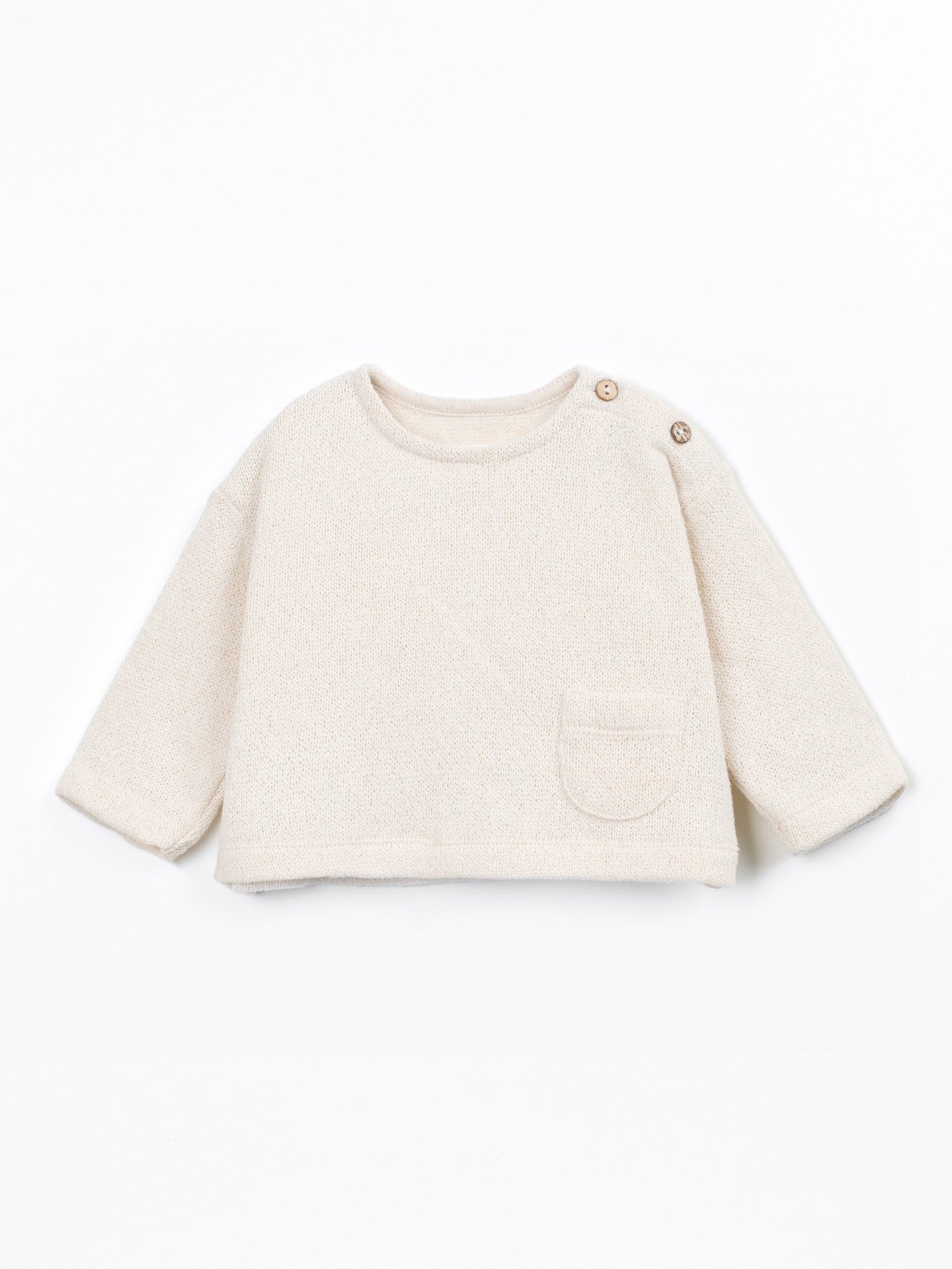 Jersey sweater - Tufting - Cotton & recycled cotton - Play Up