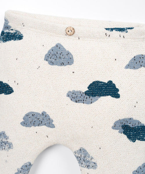 Babyleggings „Cloud Print“ – Baumwolle & recycelte Baumwolle – Play Up