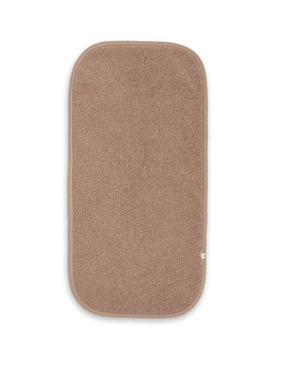 Wollen matrasbeschermer wieg - Light Tan 80 x 42 cm – 100% wol – Alwero